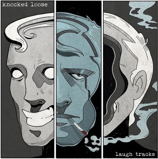 Laugh Tracks (Vinyle Argent/Noir Tri-Stripe) - KNOCKED LOOSE