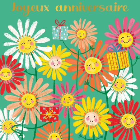 Marguerites - Joyeux anniversaire