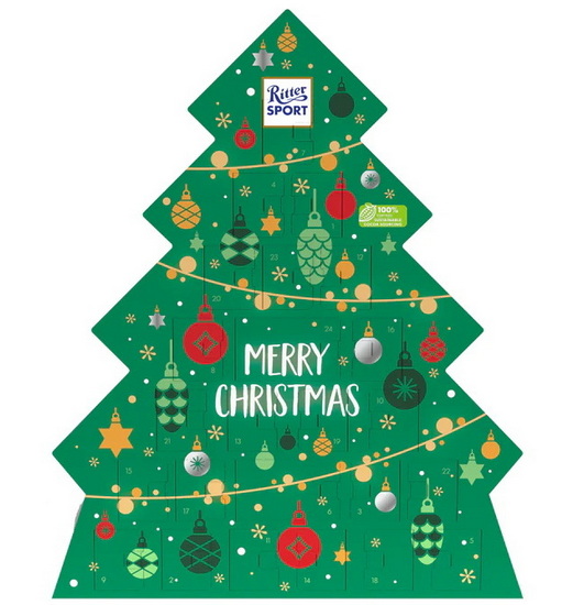 Calendrier de l&#39;avent cubes de chocolat Ritter