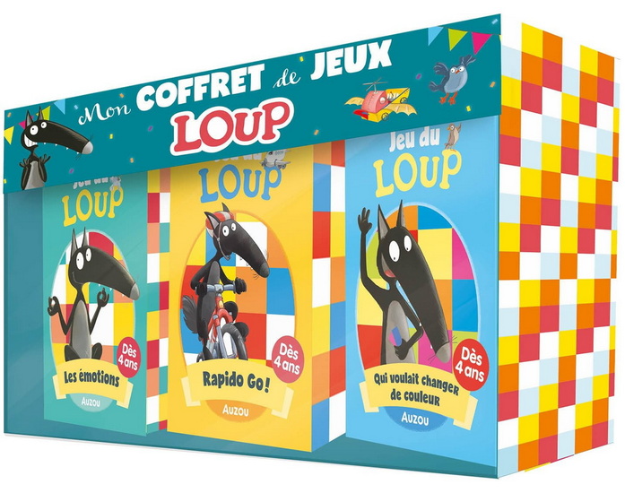 Mon coffret de jeux Loup - ORIANNE LALLEMAND & AL