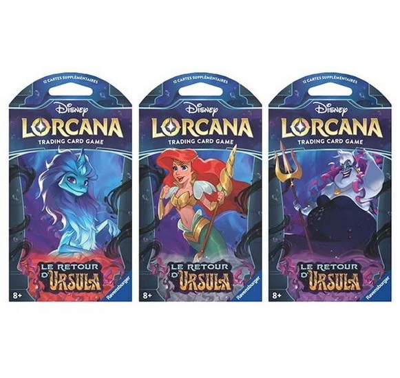 Vente ferme/Lorcana Le Retour d&#39;Ursula Booster 3AS Série 4