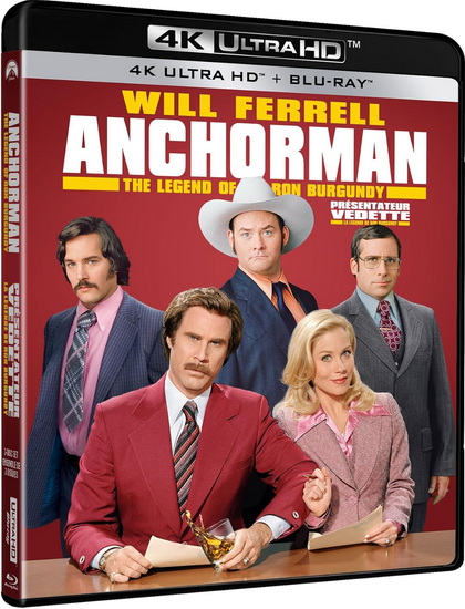 Anchorman: The Legend of Ron Burgundy (4K+Blu-ray) - ADAM MCKAY