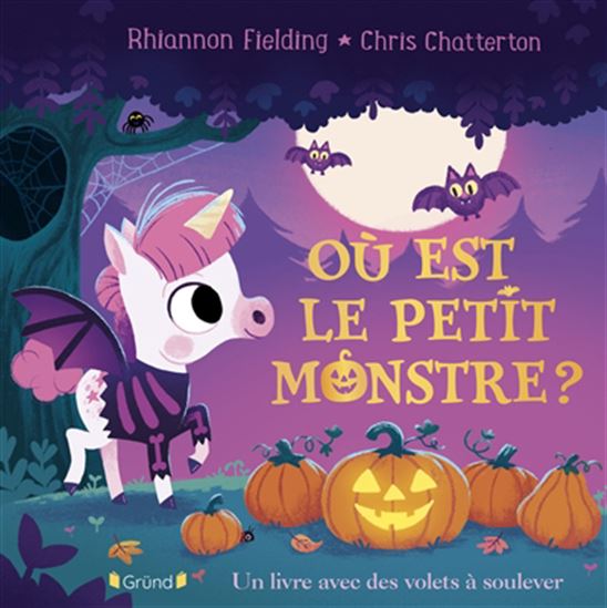 Où est le petit monstre ? : un livre avec des volets à soulever - RHIANNON FIELDING - CHRIS CHATTERTON