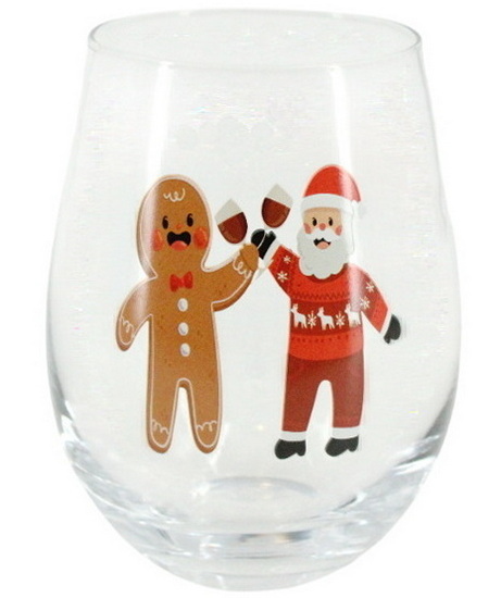 Verre à vin sans pied - Pain d'épices