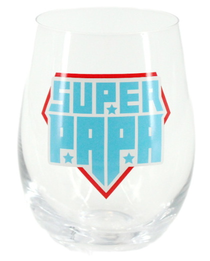 Verre à vin sans pied - Super papa