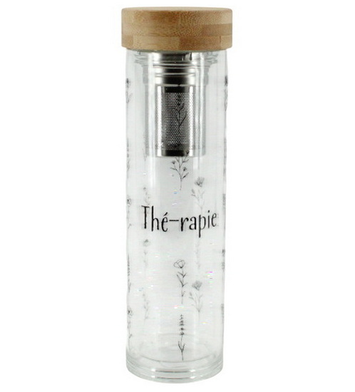Bouteille à infusion – Thé-rapie