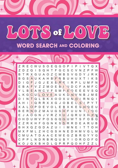 Valentine&#39;s Day Word Search and Coloring - COLLECTIF