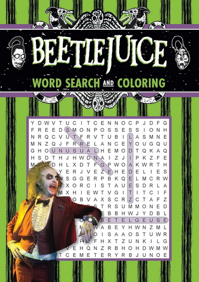 Beetlejuice Word Search and Coloring - COLLECTIF
