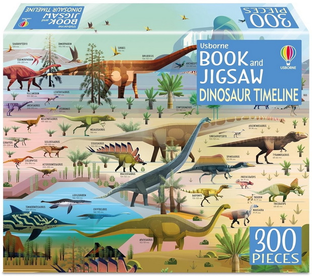 Usborne Book and Jigsaw Dinosaur Timeline - RACHEL FIRTH