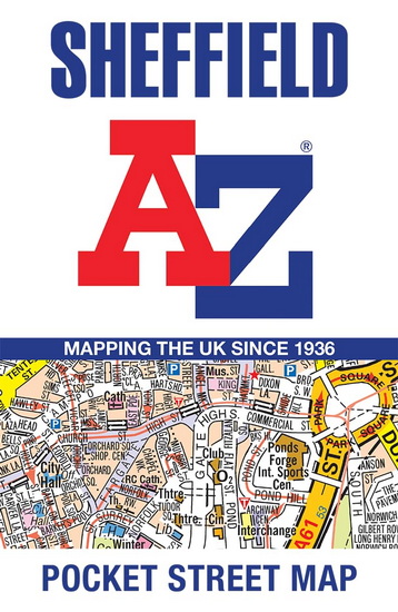 Sheffield A-Z Pocket Street Map - COLLECTIF