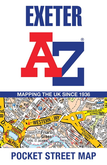 Exeter A-Z Pocket Street Map - COLLECTIF