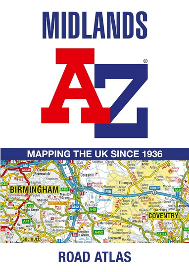 Midlands A-Z Road Atlas - COLLECTIF