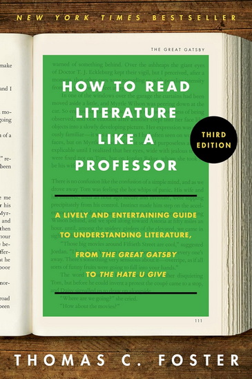 How to Read Literature Like a Professor [Third Edition]: A Lively and Entertaining Guide to Understanding Literature, from Don Quixote to The Hate You Give - THOMAS C FOSTER