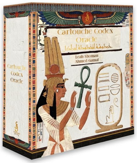 Cartouche Codex Oracle: Unlocking mysteries of ancient Egypt through sacred hieroglyphs (44 Full-Color Cards and 120-Page Full-Color Guidebook) - LEAH SHOMAN - AHMED GAMAL