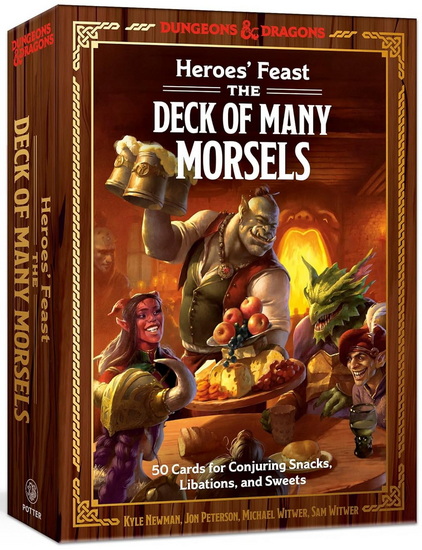 Heroes&#39; Feast: The Deck of Many Morsels: 50 Cards for Conjuring Snacks, Libations, and Sweets - COLLECTIF