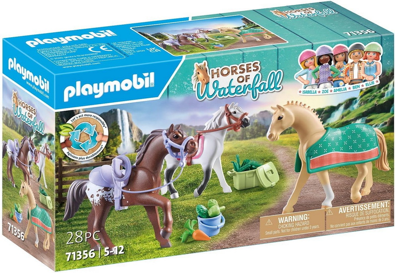 3 chevaux : Morgan, Quarter Horse et Shagya