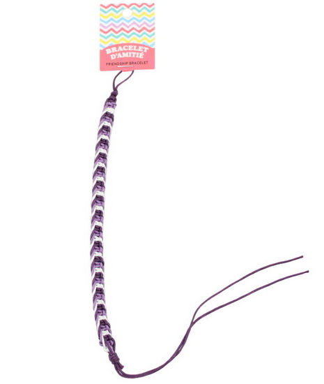 Bracelet d'amitié ligné 3 couleurs AS