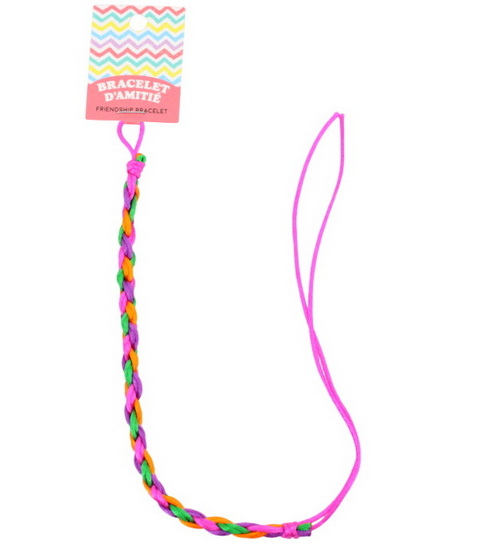 Bracelet d&#39;amitié tresse 3 couleurs AS