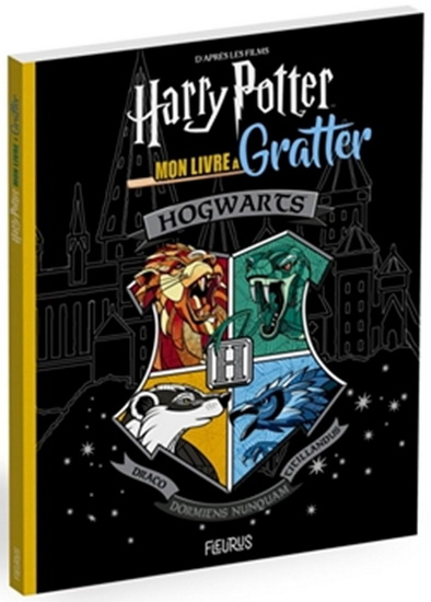 Mon livre à gratter Hogwarts : d&#39;après les films Harry Potter - COLLECTIF