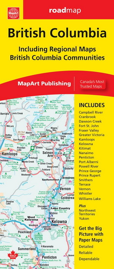 British Columbia Road Map - COLLECTIF