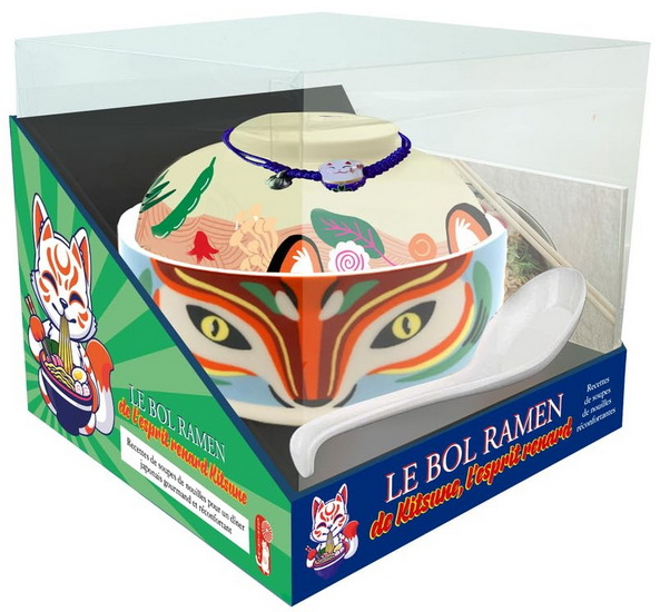 Coffret les bols ramen de kitsune, l&#39;esprit renard - COLLECTIF