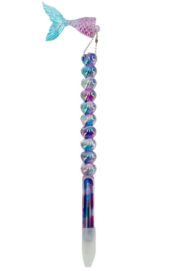 Stylo sirène encre bleue