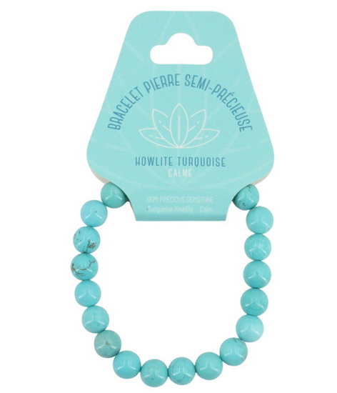 Bracelet howlite turquoise