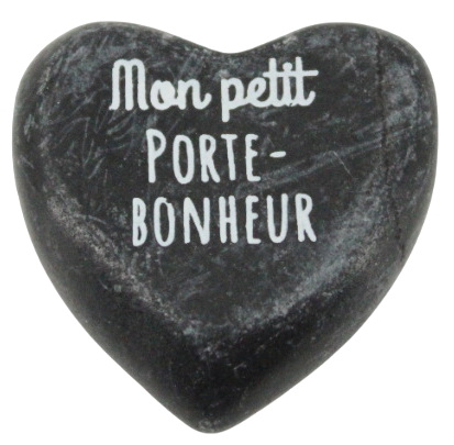 Galet en cœur AS