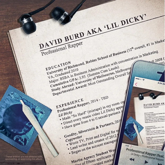 Professional Rapper (Vinyle) - LIL DICKY