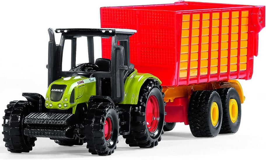Claas avec remorque d&#39;ensilage
