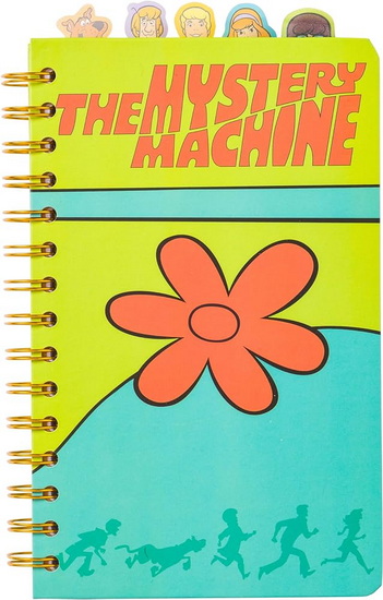 Cahier de notes à onglets Scooby-doo