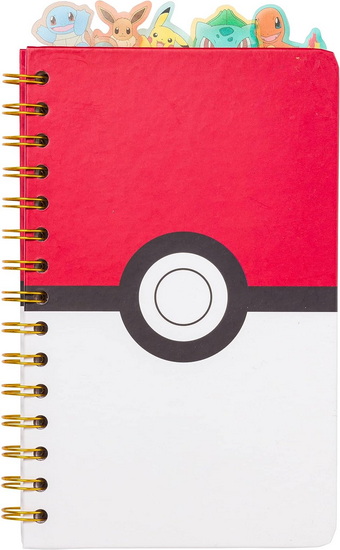 Cahier de notes à onglets Pokemon