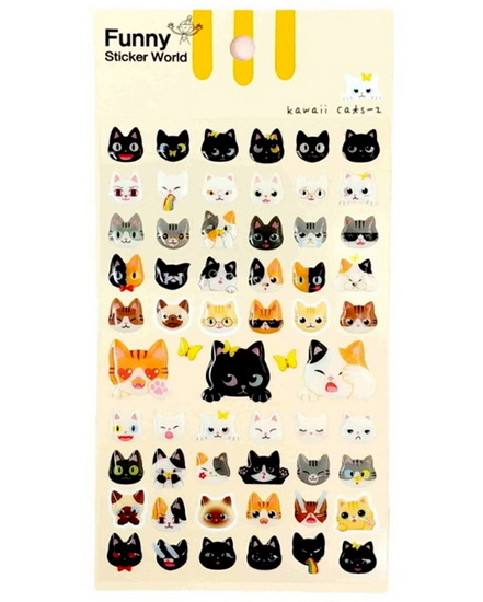 Gommettes chats 2