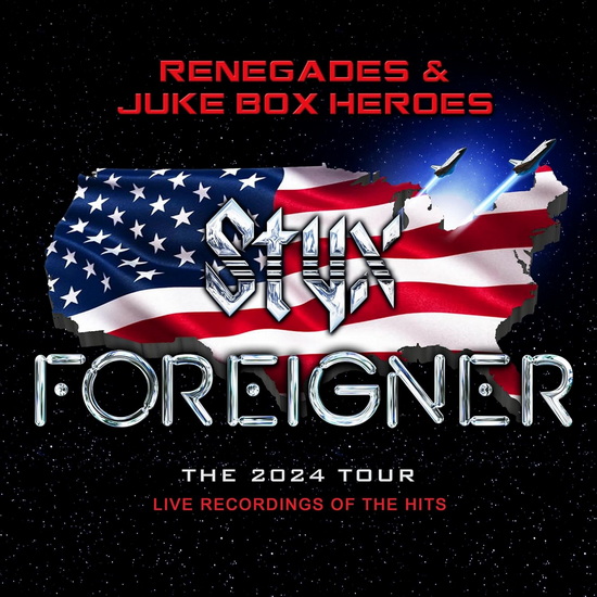 Renegades & Juke Box Heroes (The 2024 Tour Live Recording Hits)(Vinyle) - FOREIGNER & STYX