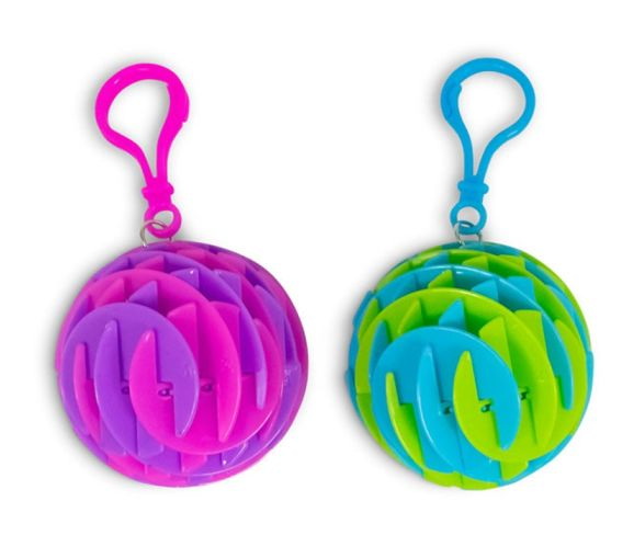 Porte-clés Anti-stress à Picots - Lot De 2, Matériau PLA, 7 Cm - Jouet Sensoriel Pour Adultes, Fidget Portable - 4