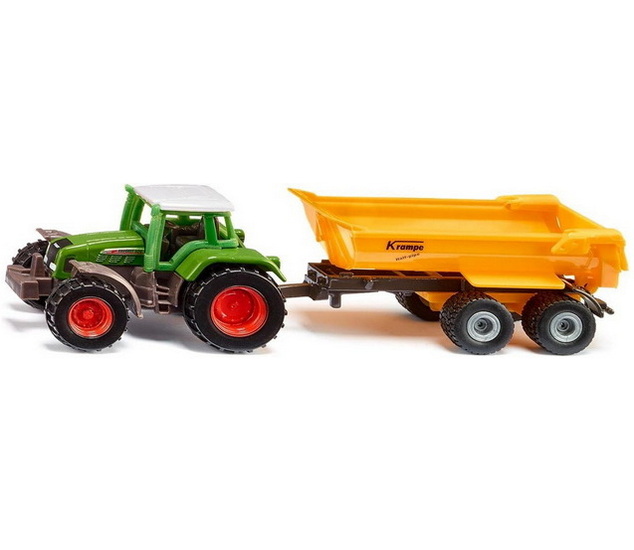 Tracteur Fent avec benne basculante Krampe