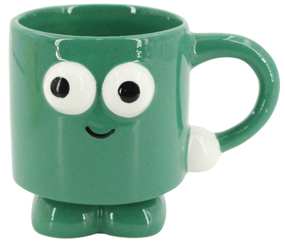 Tasse gros yeux vert