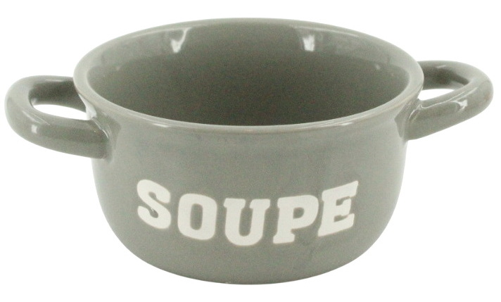 Bol à soupe gris
