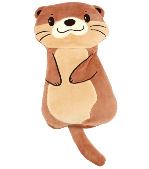 Peluche chauffante loutre