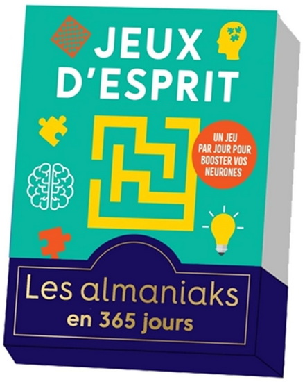 Jeux d&#39;esprit : un jeu par jour pour booster vos neurones - COLLECTIF