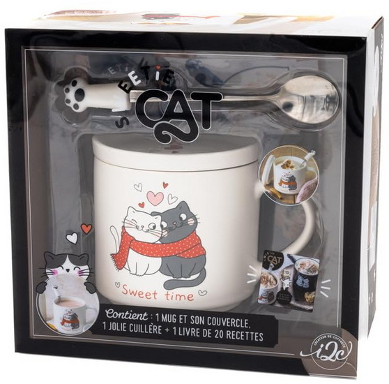 Sweetie cat : 20 recettes de boissons & mignardises Cof. blanc N. éd. - ELENA BODGAN