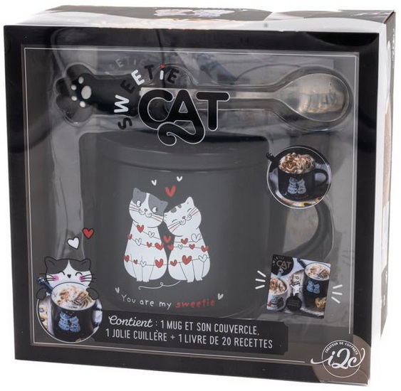 Sweetie cat : 20 recettes de boissons & mignardises Cof. noir N. éd. - ELENA BODGAN