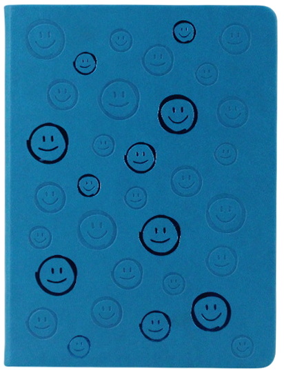 Cahier ligné sourires bleu 200p