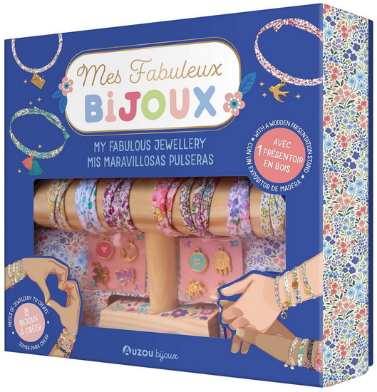 Mes fabuleux bijoux : avec présentoir en bois Cof. - SHIILIA