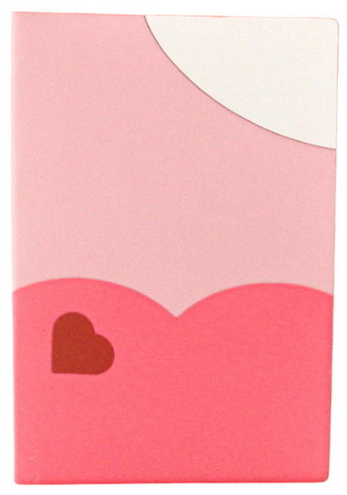 Cahier de notes cœurs 192p