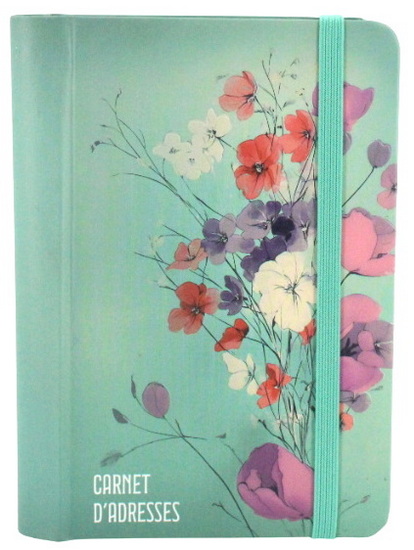Carnet d&#39;adresses bouquet floral