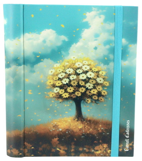 Grand carnet d&#39;adresses arbre d&#39;automne