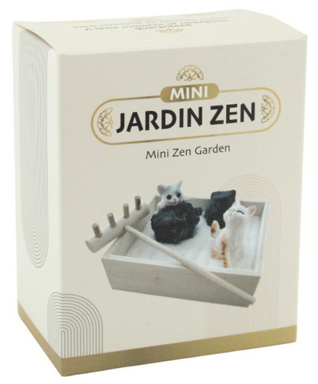 Mini jardin zen chats