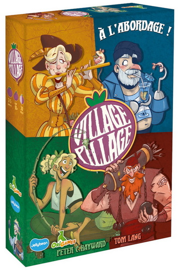 Village pillage à l&#39;abordage