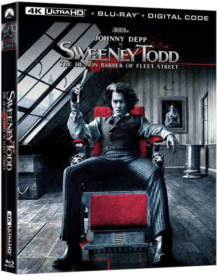 Sweeney Todd: The Demon Barber of Fleet Street (4K+Blu-ray) - TIM BURTON
